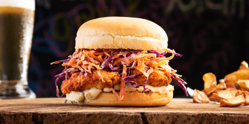 Cajun Chicken Burger