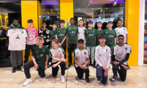 MK wanderers stood outside Wing Kingz