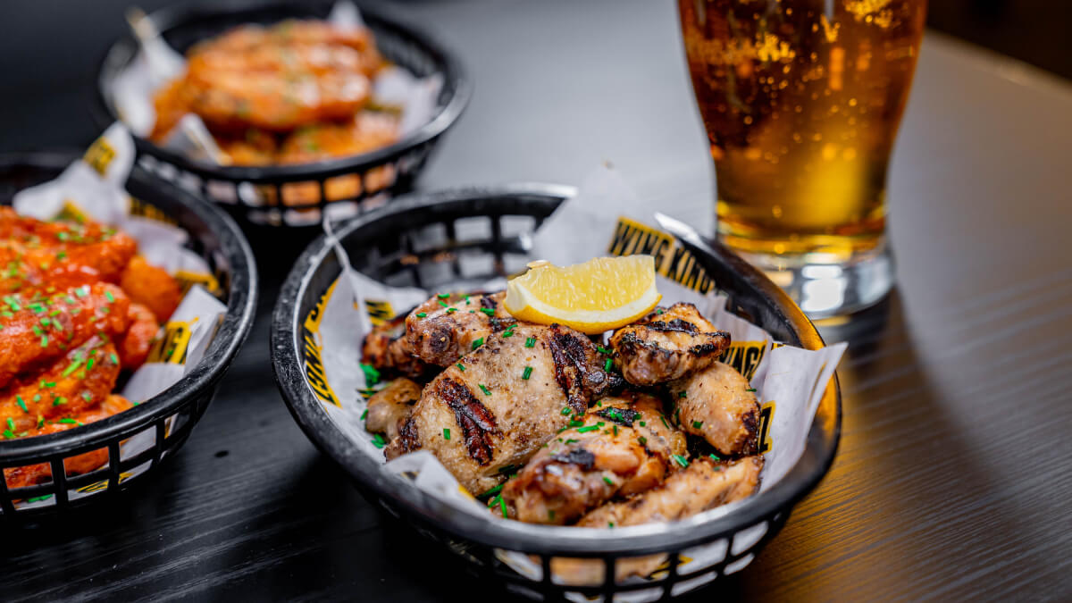Wings and beer